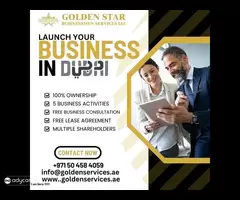 Starting a Business in Dubai through Golden Services LLC+971504584059