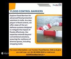 Flood Control Barriers | Flood Defence in India – Frontier Flood Barriers