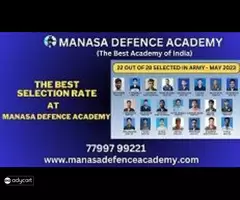THE BEST SELELCTION RATE AT MANASA DEFENCE ACADEMY