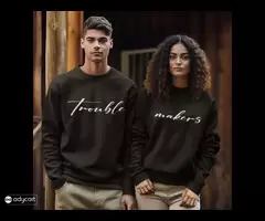 Trouble Makers Couple Sweatshirt