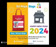 Colorful D-Cut Printed Bags Suppliers || Sri Raja Bags