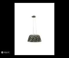 Illuminate Your Space with LURDES SUSPENSION Black and White Light Bulbs!