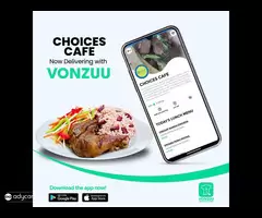Vonzuu: Your Go-To Food Delivery App on Google Play Store