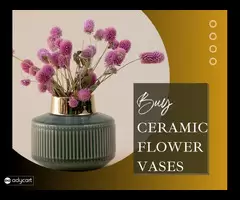 Elegant Ceramic Flower Vases for Home Décor - Shop Online at Whispering Homes