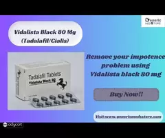 Vidalista Black 80 Mg (Tadalafil) | Genericmedsstore